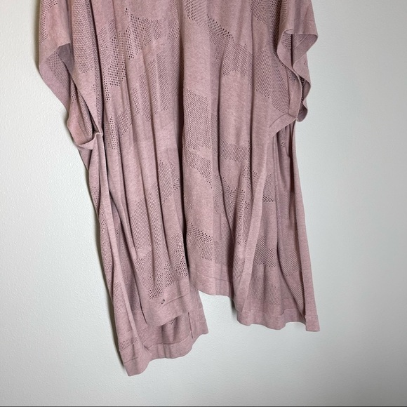 Lululemon Find Your Light Wrap Sweater Heathered Vintage Mauve Pink One Size - Picture 10 of 11